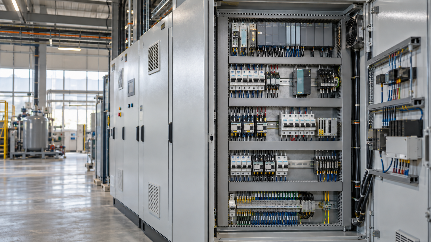 Endüstriyel elektrik ve otomasyon panosu