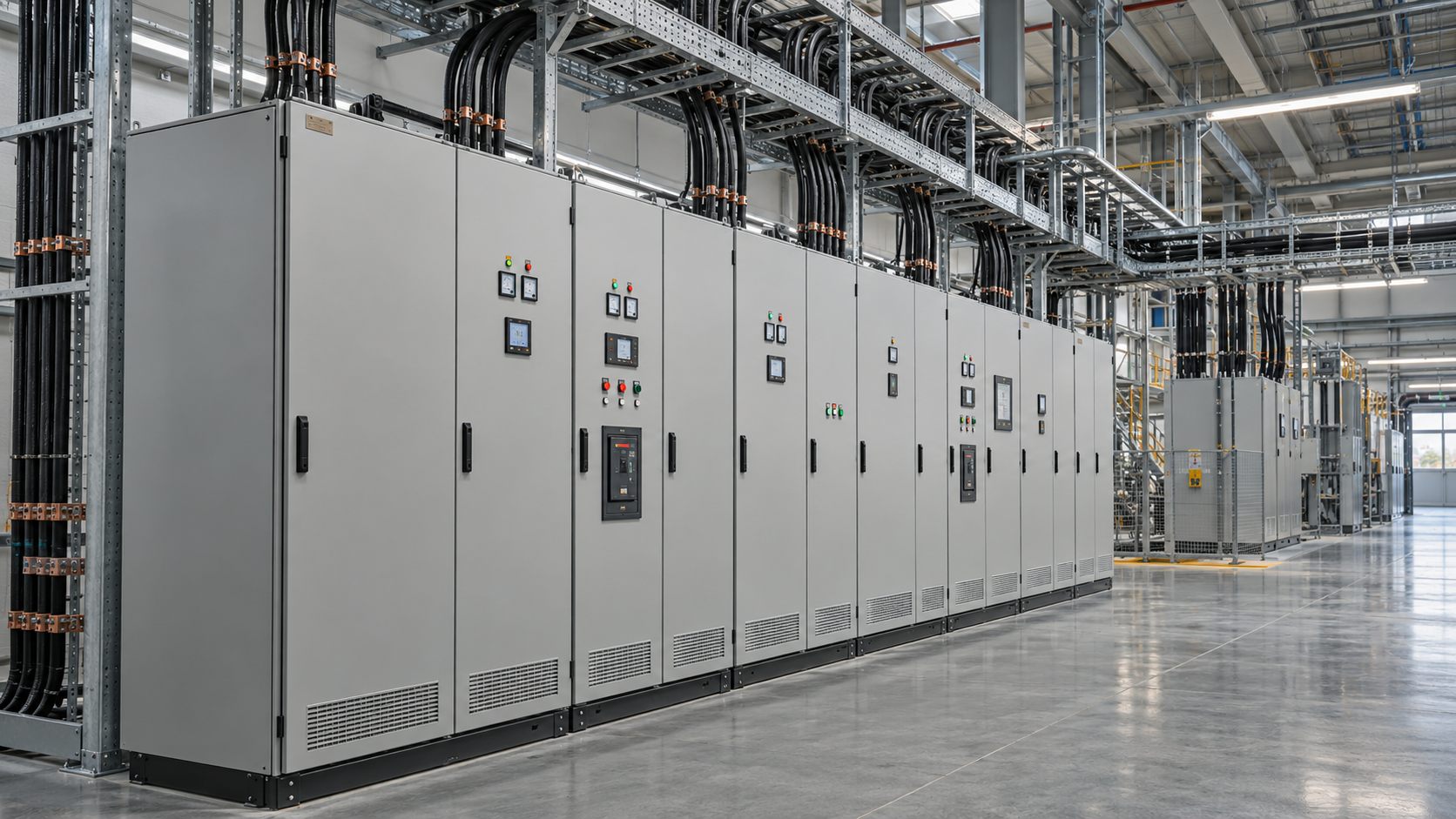 Fabrika elektrik dağıtım altyapısı